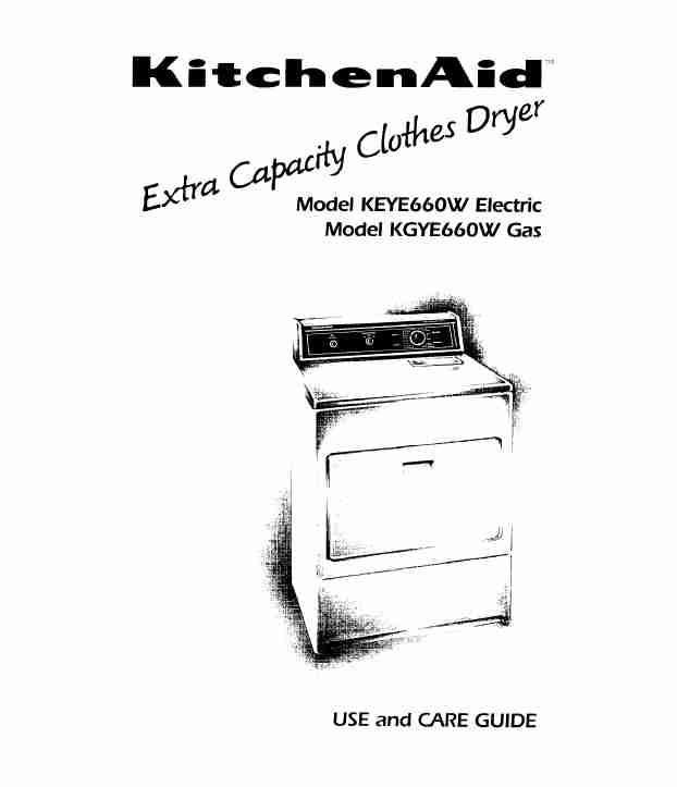 KitchenAid Clothes Dryer KEYE660W-page_pdf